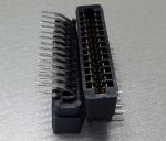 2,54 mm žingsnio briaunos kortelės jungties lizdas PCB Dip 90 180 tipas